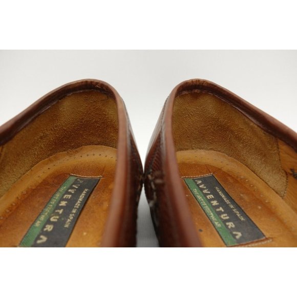 Avventura Brown Genuine Lizard Slip On Dress Loafers Shoes Men\'s 9 M main image 10
